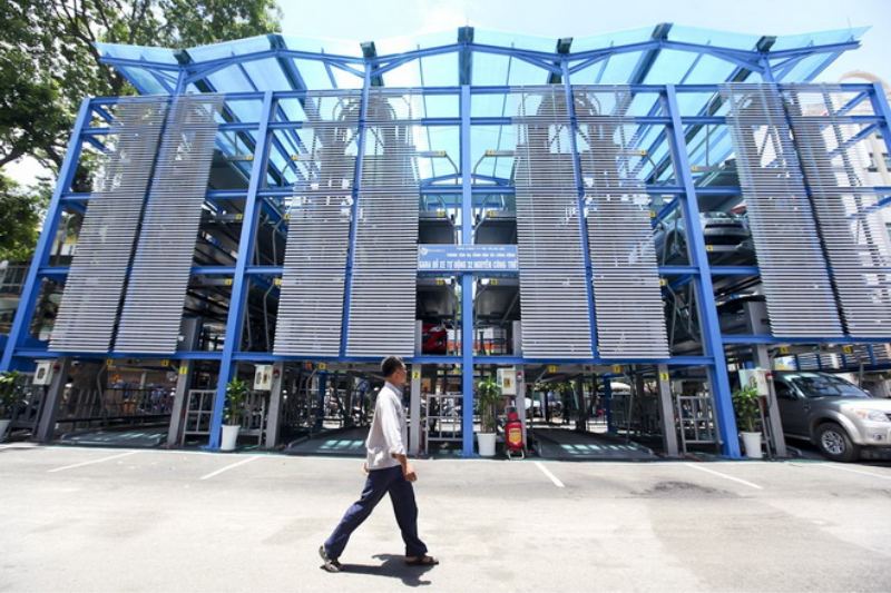 XIZI smart parking system at Nguyen Cong Tru, a typical urban project