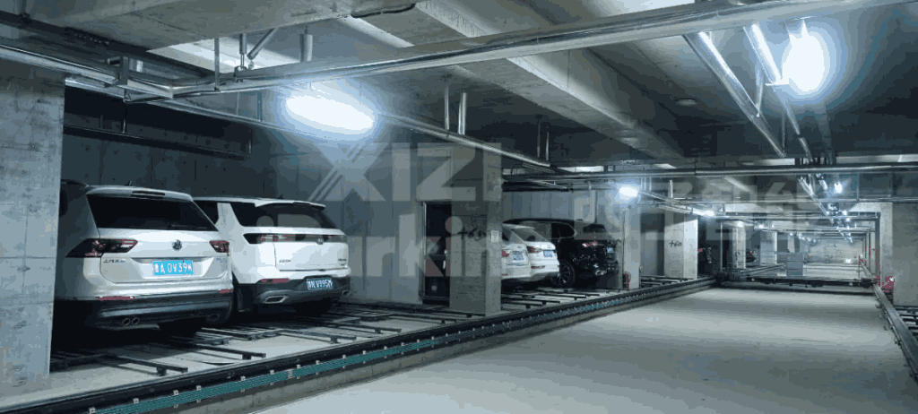 Hệ thống bãi đỗ xe thông minh dạng xếp hình