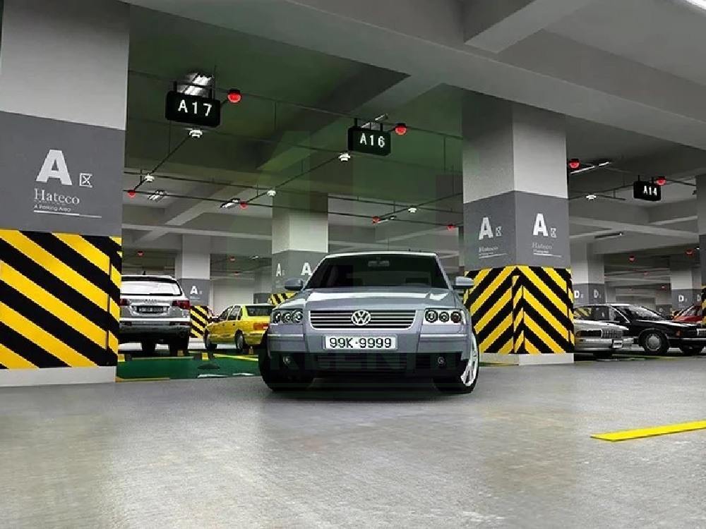 Mặt bằng tầng hầm chung cư tối ưu diện tích